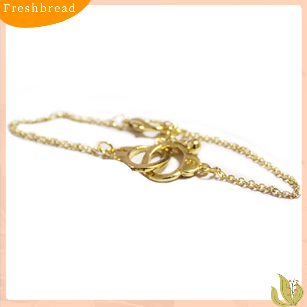 &lt; Freshbread &gt; Fashion Gaya Sederhana Paduan Handcuff Gelang Wanita Kasual Pesta Perhiasan Hadiah