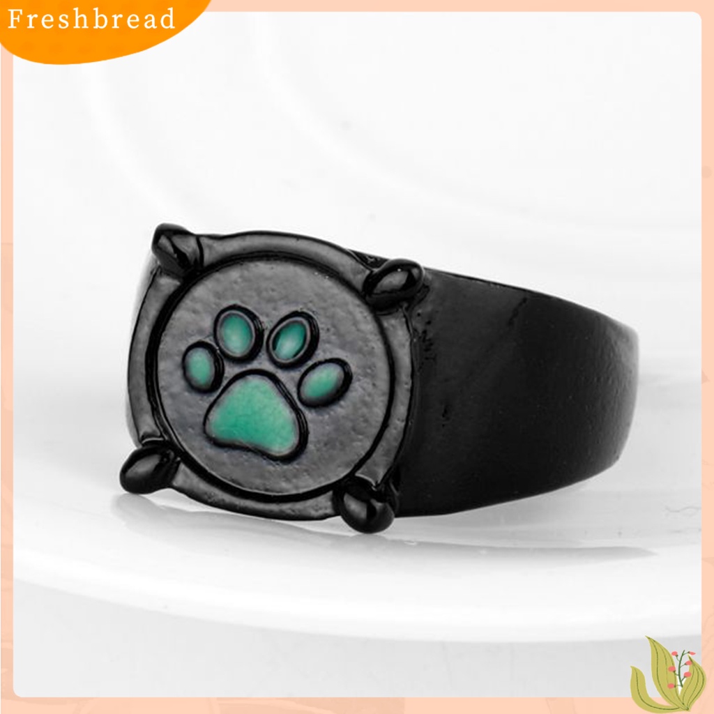 &lt; Freshbread &gt; Cincin Unisex Cosplay Anime Cats Dog Anime Paw Ring Aksesori Fashion Untuk Hadiah