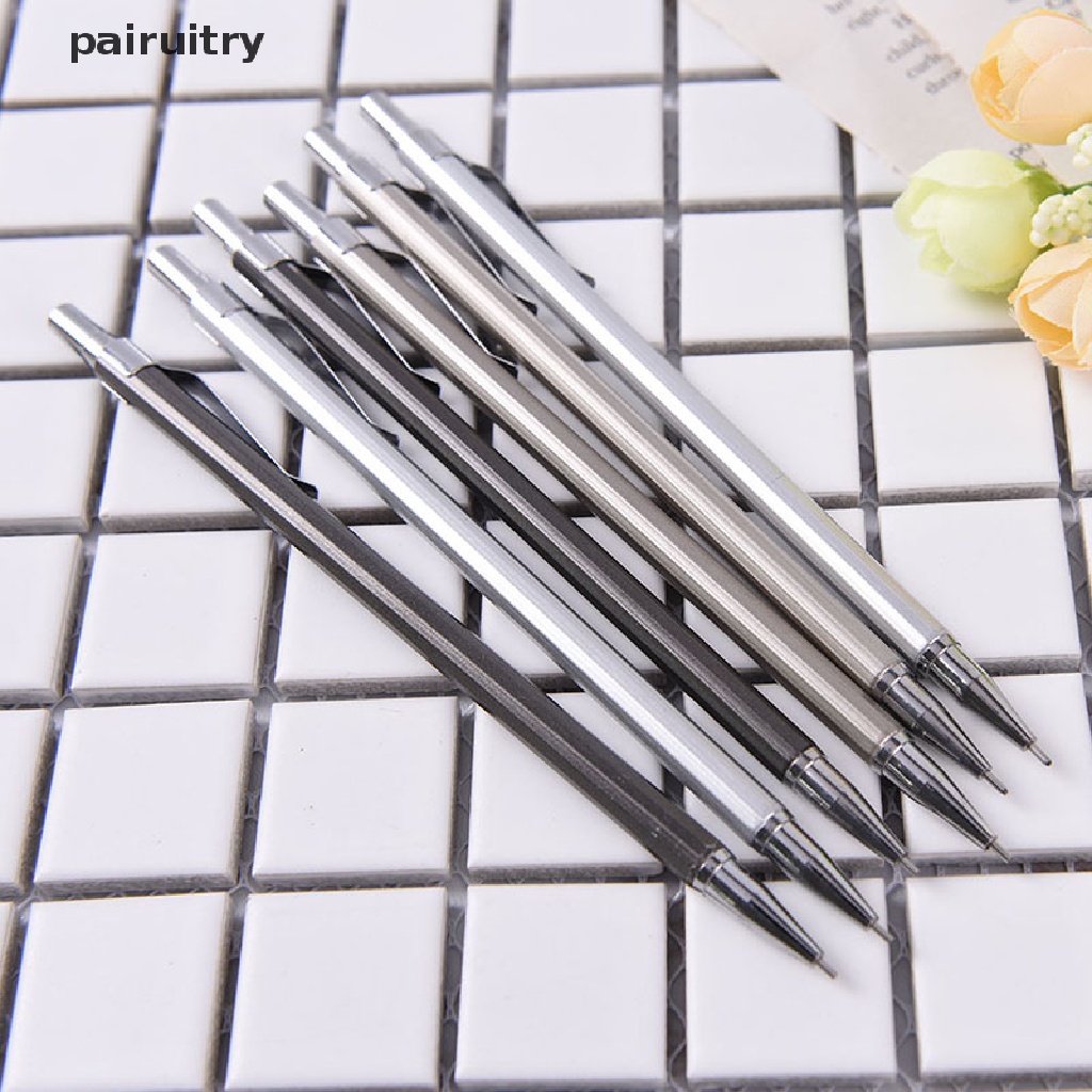 Pensil Otomatis Mekanik Metal PRT 0.5/0.7mm Untuk Gambar Wrig Sekolah Supplie PRT