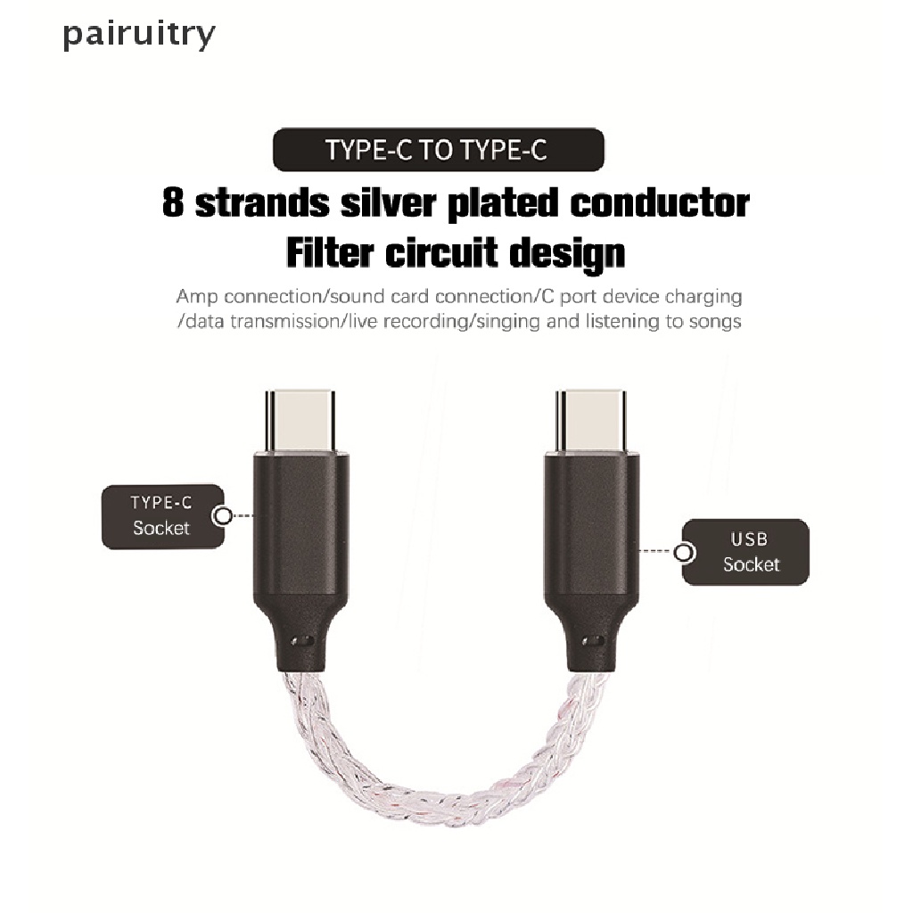 Prt OTG Kabel Adaptor Multi Fungsi Lightning Tipe-C Antarmuka USB Wire Control Berlaku Untuk Apple Komputer Android PRT