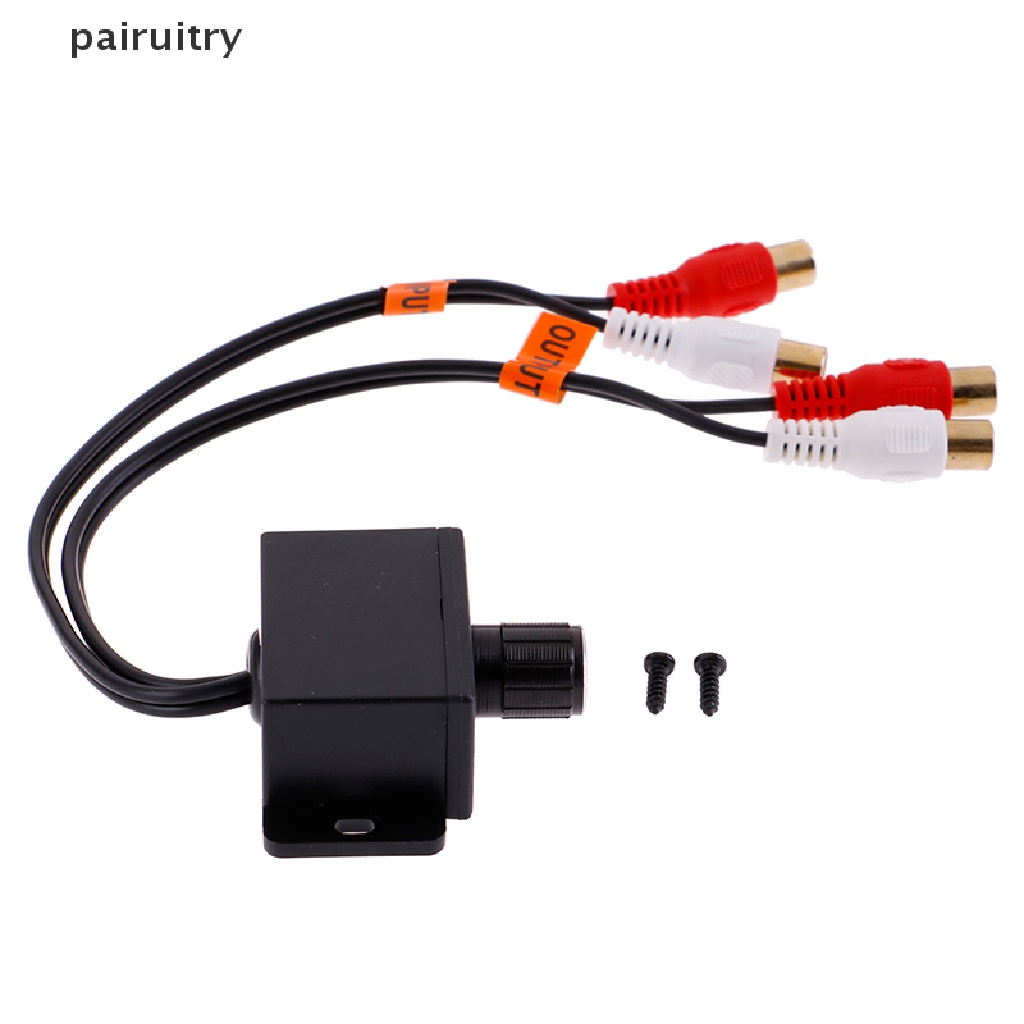 Prt Mobil Rumah Audio Amplifier Bass RCA Gain Level Pengatur Volume Knob PRT