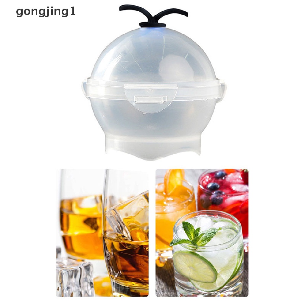 Ggg Cetakan Es Batu Bola Bulat 5CM Baru DIY Ice Cream Maker Cetakan Es Plastik ID