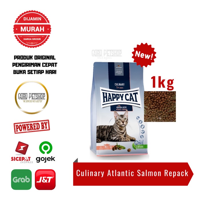 Happy Cat Culinary Atlantic Salmon 1kg Happy Cat Supreme Salmon 1kg