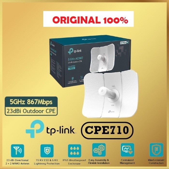 CPE710 TP-LINK 5GHz AC 867Mbps 23dBi Outdoor