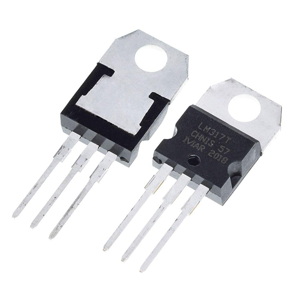 Populer 20pcs LM317 LM317T Komponen Elektronik Dapat Disesuaikan 1.5A TO-220