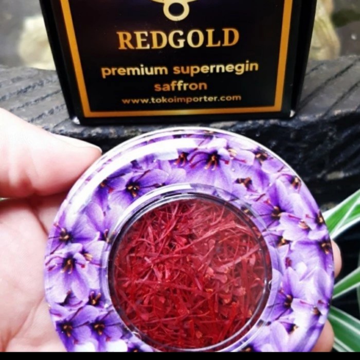 

[Ready-Stock]Terjangkau saffron super negin gradeA+ 2gram