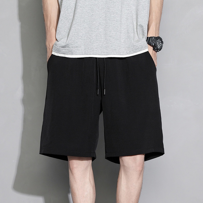 Celana Pendek Pria Sport Casual Olahraga Versi Longgar Elastisitas Cepat Kering Fashion Shorts K5161A