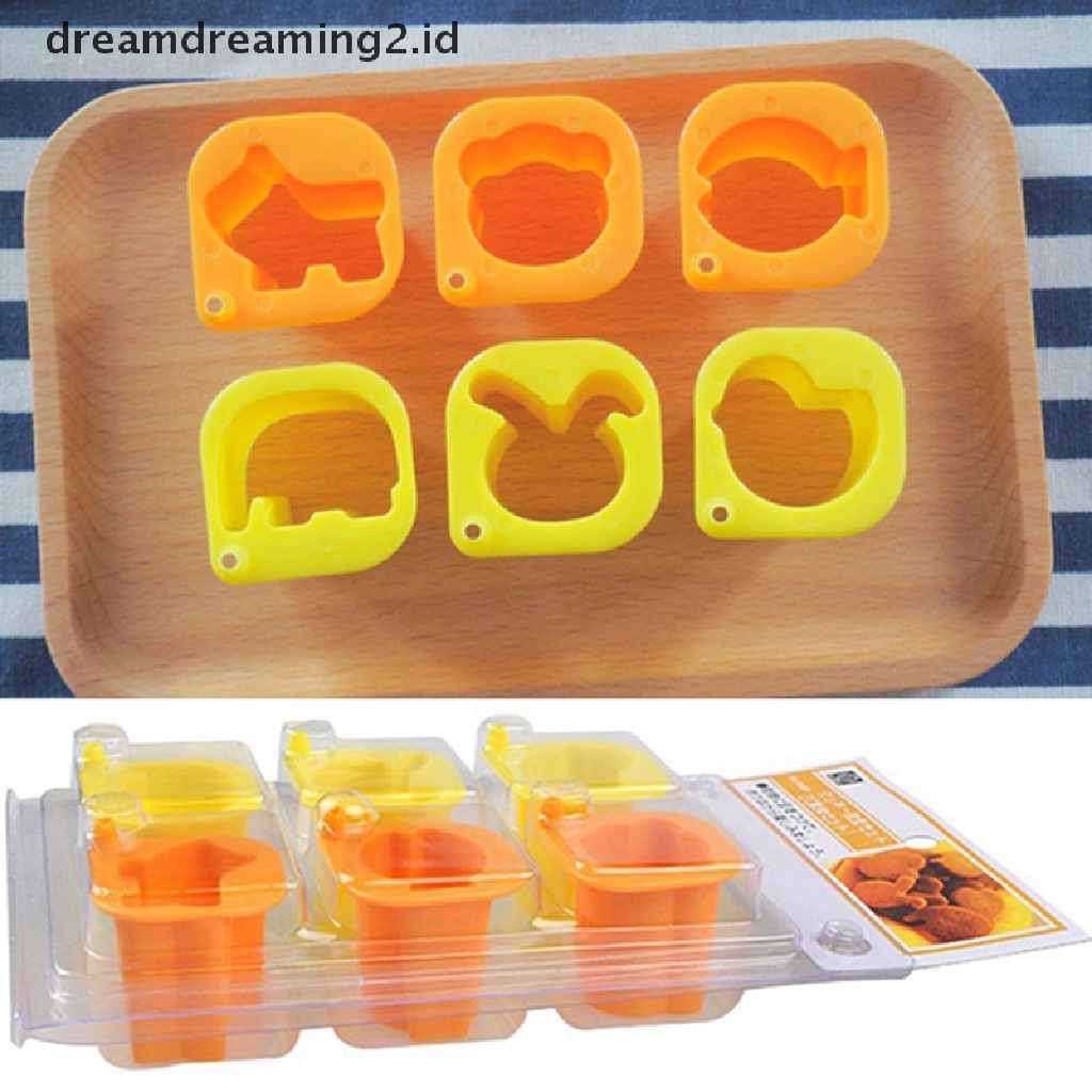 (hot) Cetakan Kue Kering Kartun Hewan Biskuit Pastry Roti Baking Sandwich Fondant Mold//