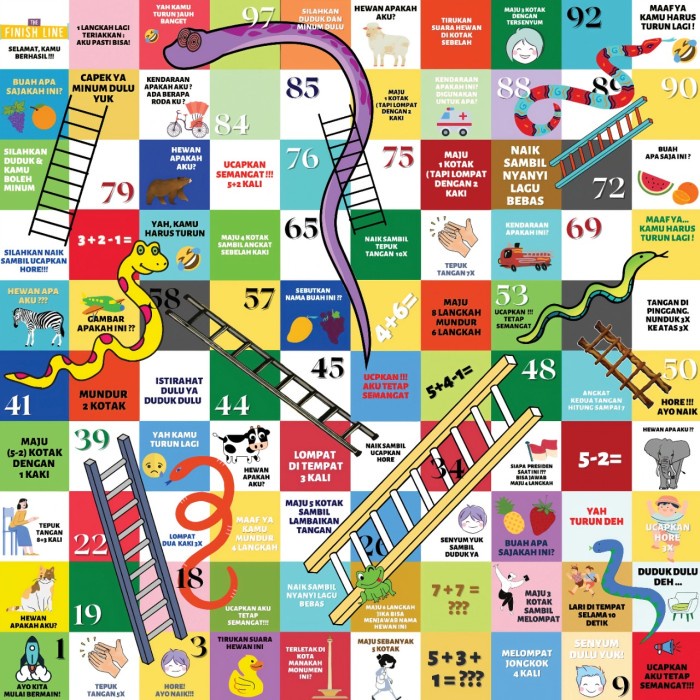 ULAR TANGGA JUMBO 2x2 Meter