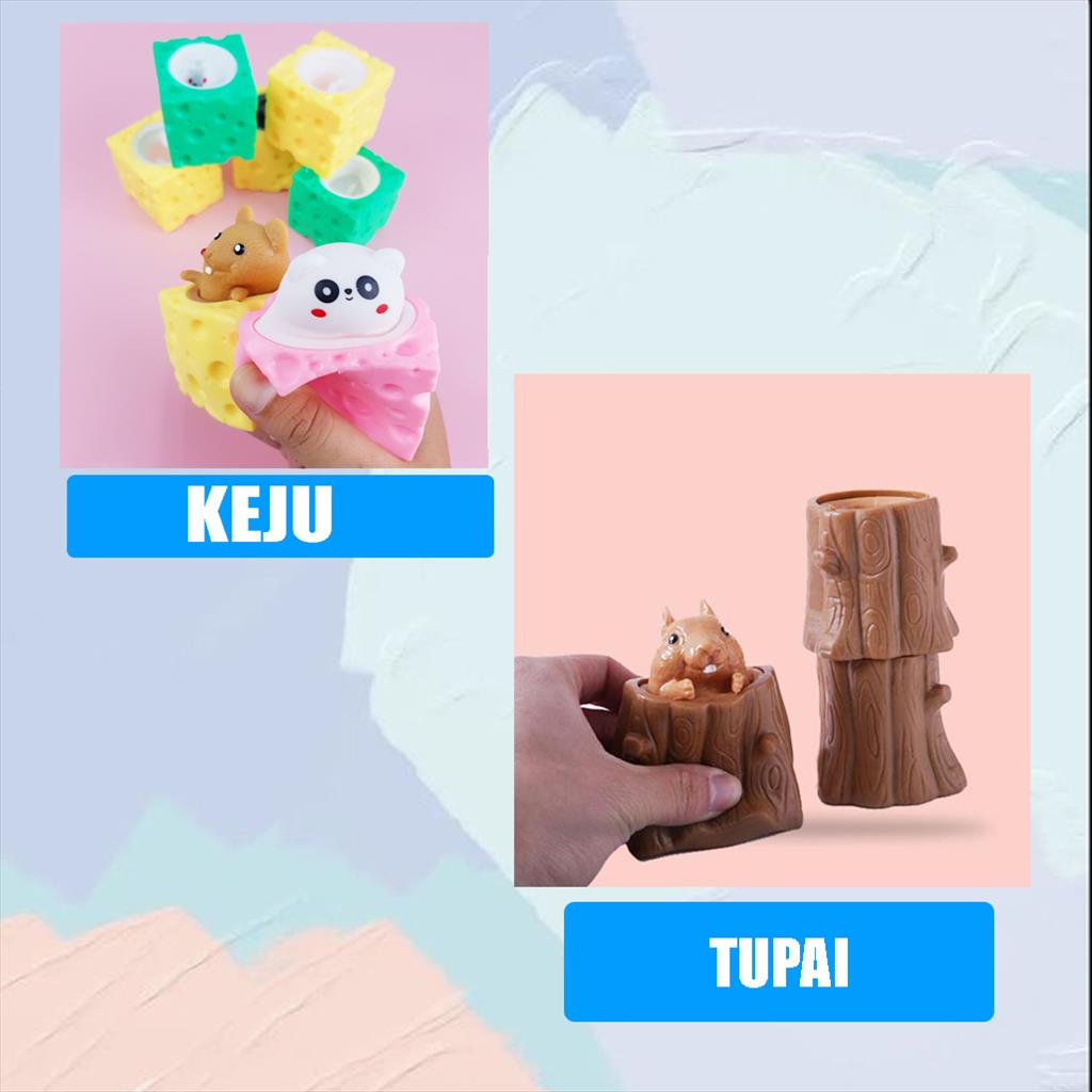 Mainan Anak Squishy Pop Up Karet Silikon/ Mainan Squishy Pencet