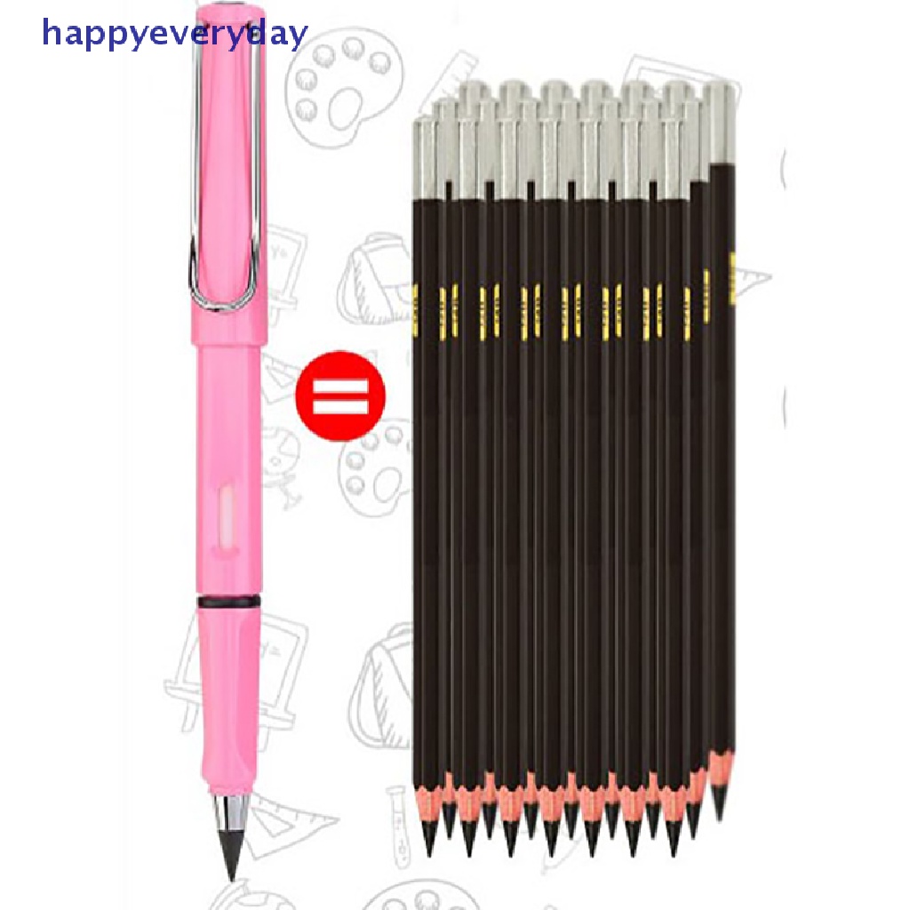 [happy] Everlasg Pensil Infinite Pensil Technoy Inkless Metal Pen Pensil Ajaib [ID]