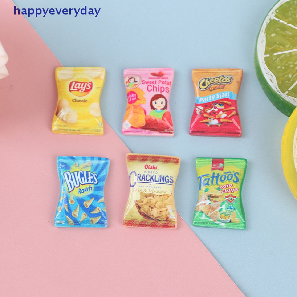 [happy] 10pcs 1: 12 1: 6rumah Boneka Simulasi Miniatur Permen Boneka Aksesoris Dapur [ID]