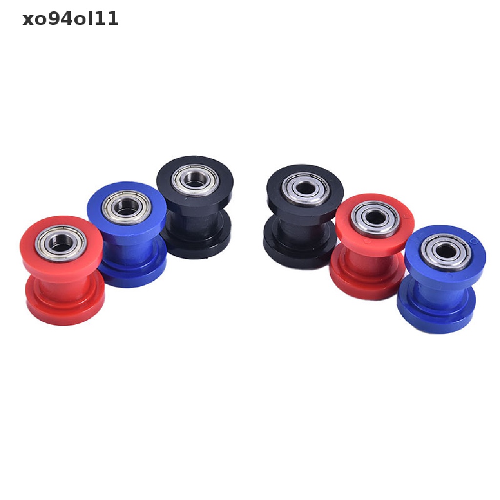 Xo 1pcs 8mm 10mm Rantai Roller Slider Tensioner Wheel Guide Pit Kotoran Sepeda Mini Moto OL