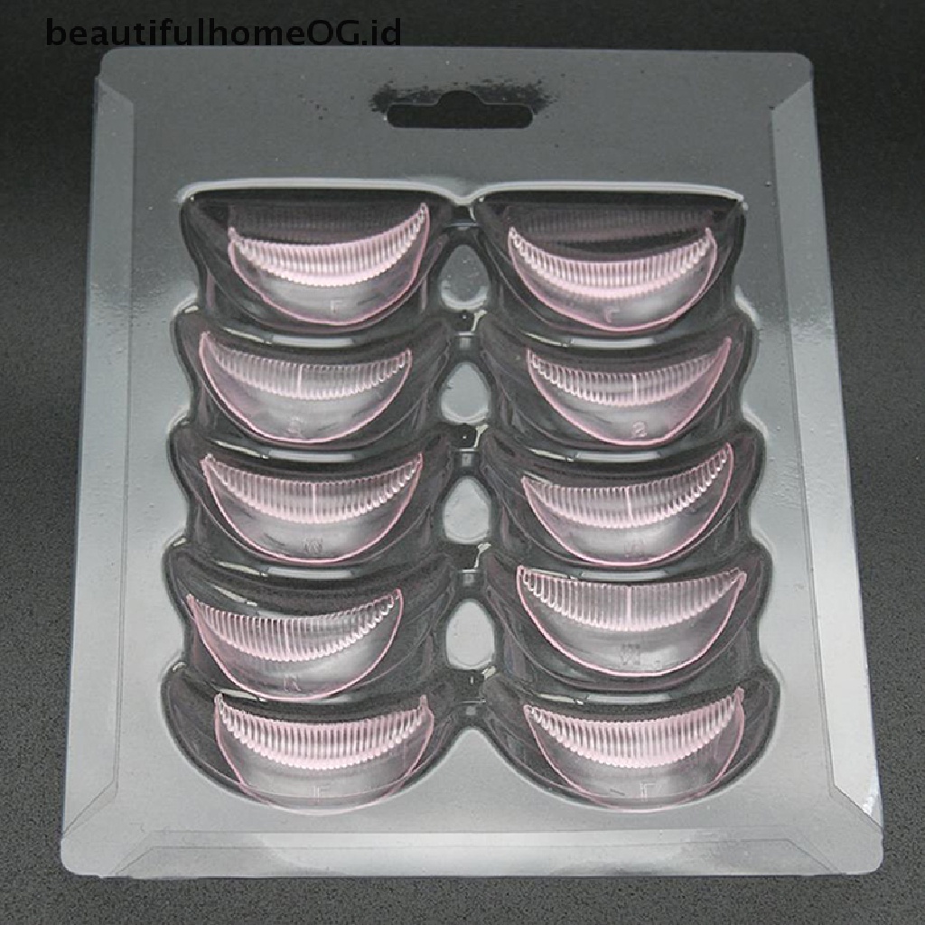 // Lebaran// 5pasang Bulu Mata Lifg Perm Pad Silicone Curling Eyelash Lift Tools DIY S M L **