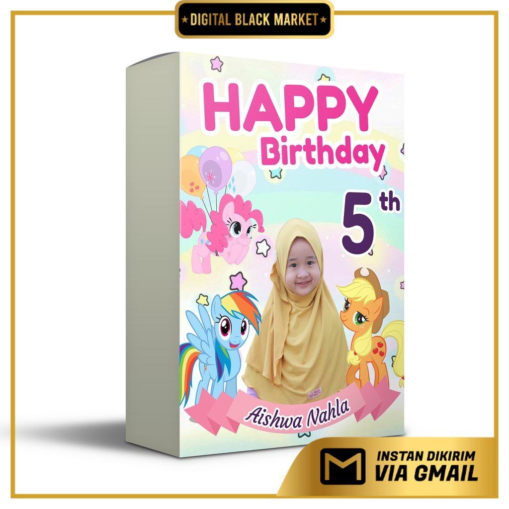 20 Desain Tas Ulang Tahun Anak CorelDraw v24