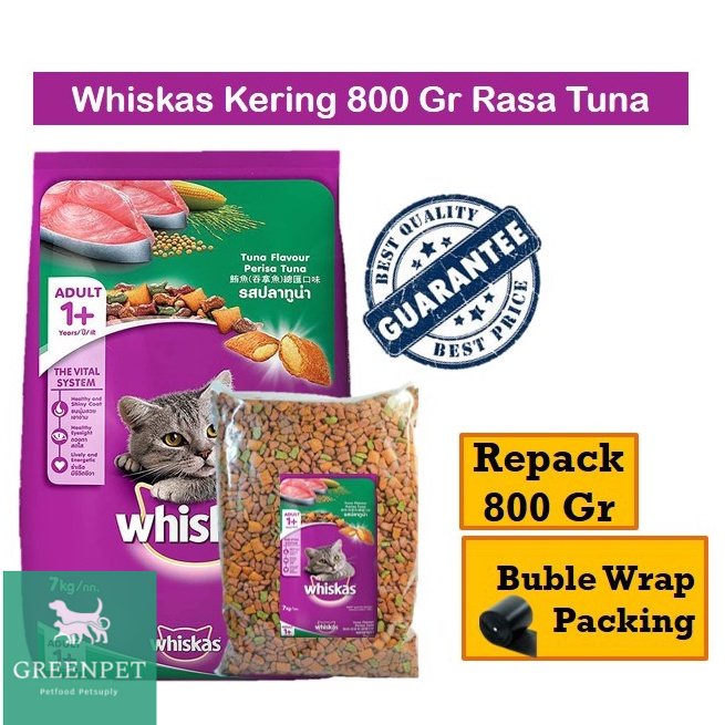 Makanan Kucing Whiskas Dry 800gr Makanan Kucing Whiskas Kering rasa Tuna