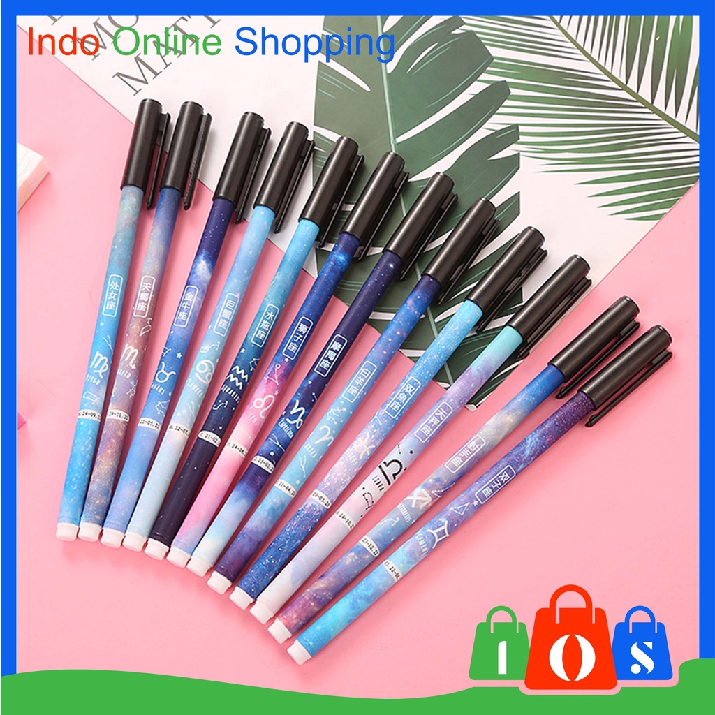 

Pena Bintang Kantor Sekolah Heroscope Pulpen Gel Motif Zodiak Import COD σ 965