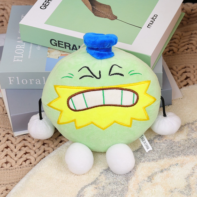 25cm Shovelware Brain Game Pinggiran Plush Game Boneka Buah Kartun Berkualitas Tinggi Untuk Dekorasi Rumah