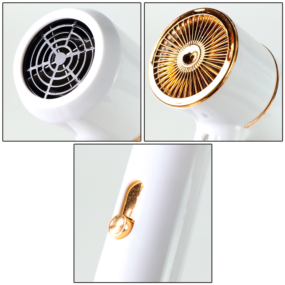 Aokitec Pengering Rambut Hair Dryer Quick Dry Blower - 02 - White