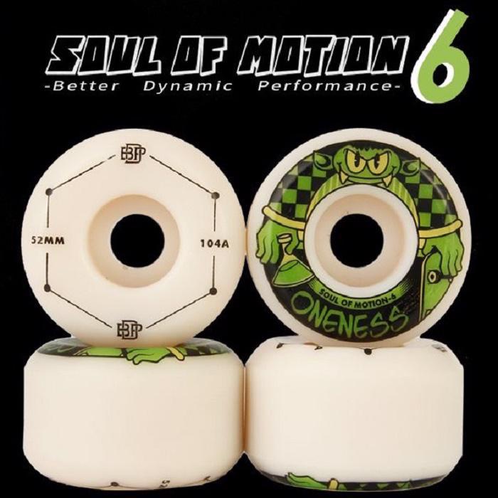 Soul Wheel oneness Profesional Skateboard Wheel Action Wide Wheel Kekerasan Tinggi Daya Tahan Tinggi Little Burning Man 104A Axis