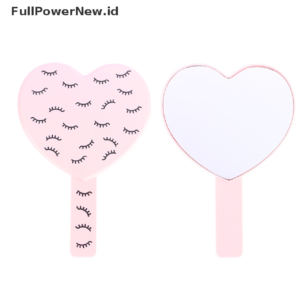 Power Handheld Eyelash Mirror Cermin Inspeksi Bulu Mata Makeup Gadget Vanity Mirror ID