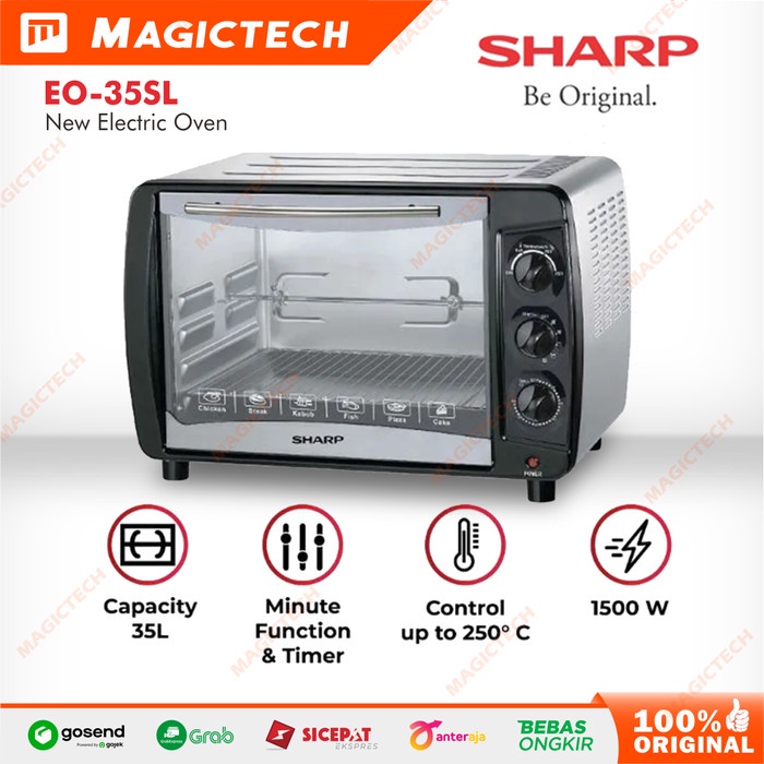OVEN LISTRIK SHARP EO-35SL / EO-35 - 35 Liter