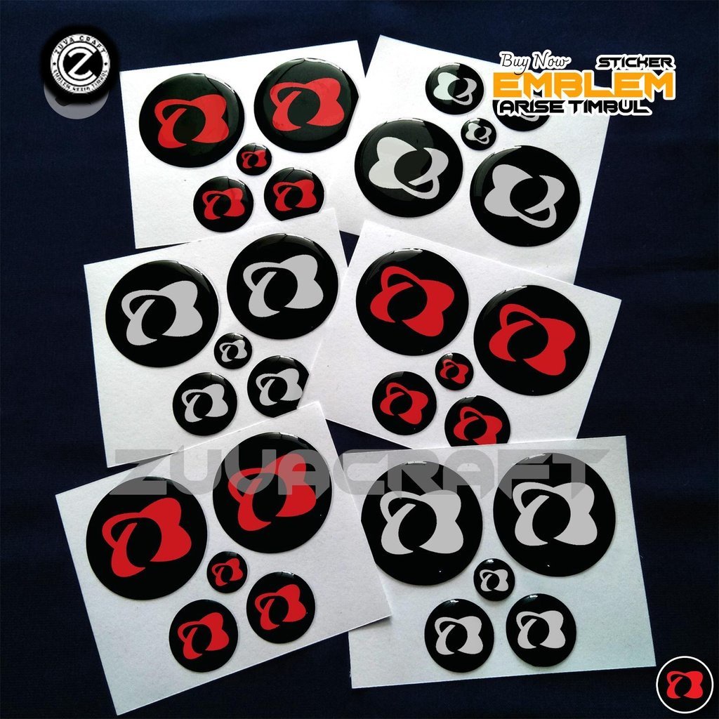 STIKER MOTOR 1 SET STIKER MOTOR LOGO OCITO STIKER NMAX STIKER AEROX STIKER EMBLEM NMAX AEROX LEXI