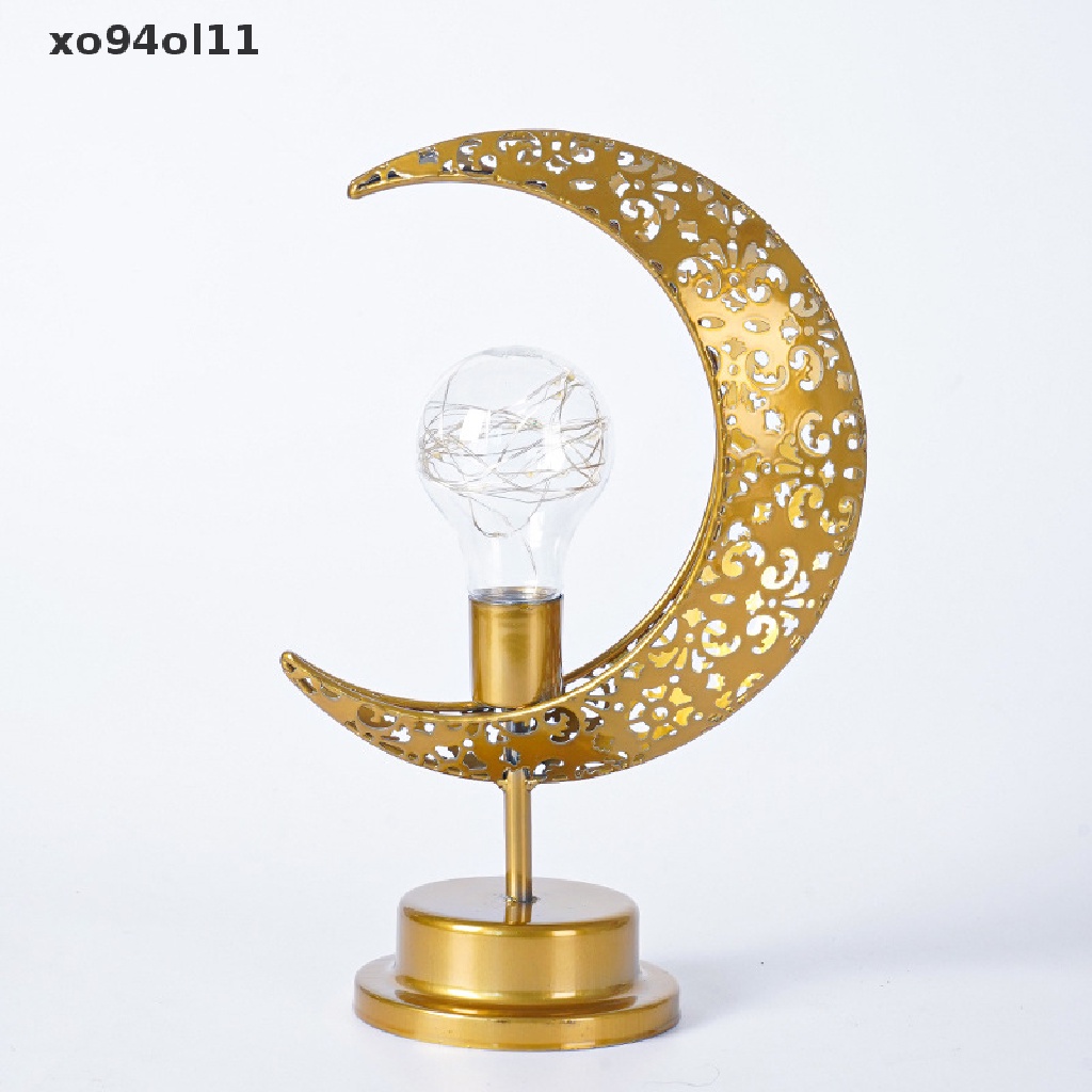 Xo Gold Ramadhan Bulan Lampu Led Dekorasi Untuk Rumah Metal Ramadhan Kareem Light Dekorasi Eid Mubarak Muslim OL