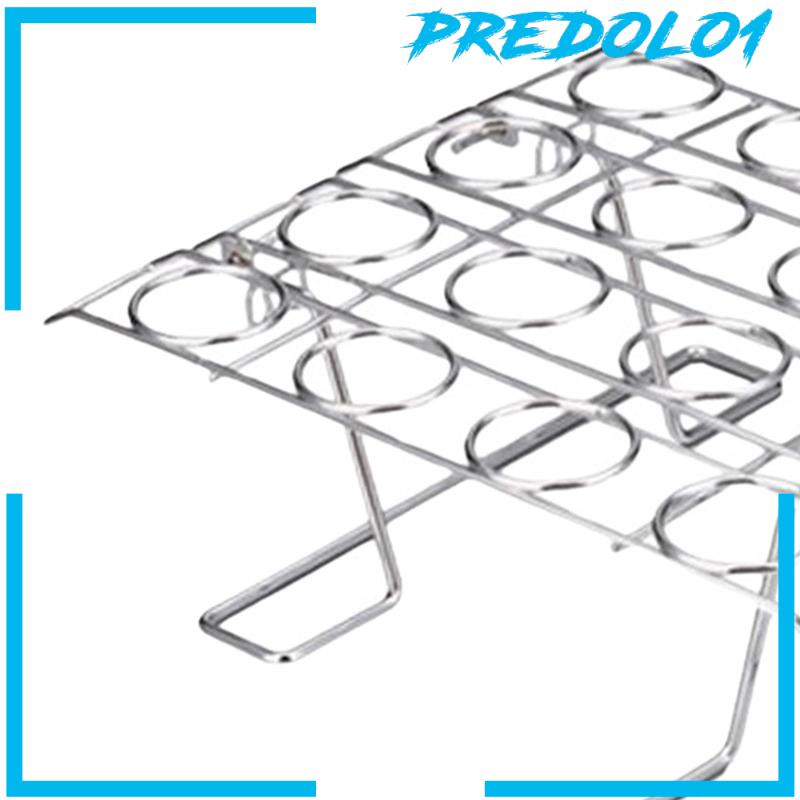 [Predolo1] Cupcake Cone Display Stand 16slot Tempat Kerucut Es Krim Reusable Untuk Piknik