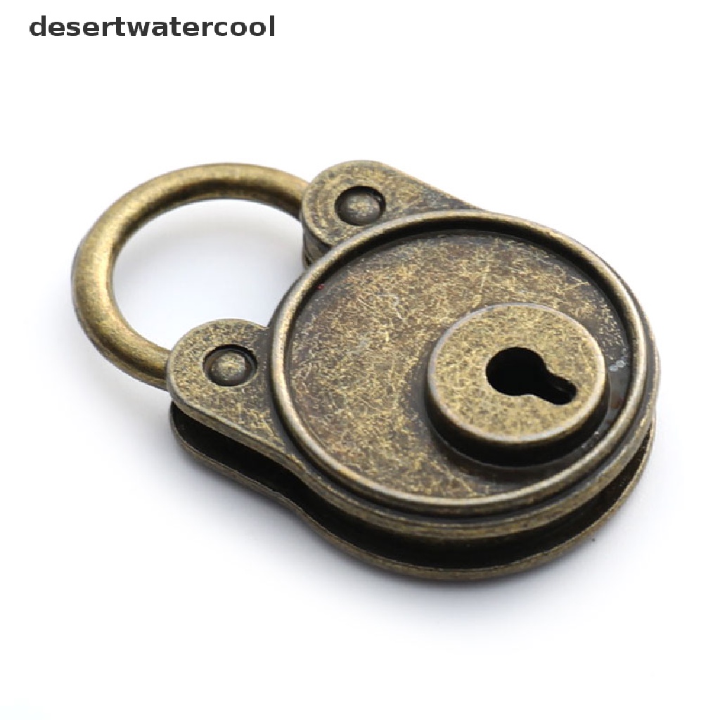 Deid Gembok Vintage Gaya Lama Lock Notebook Koper Antik Bronze Plated Padlock Martijn