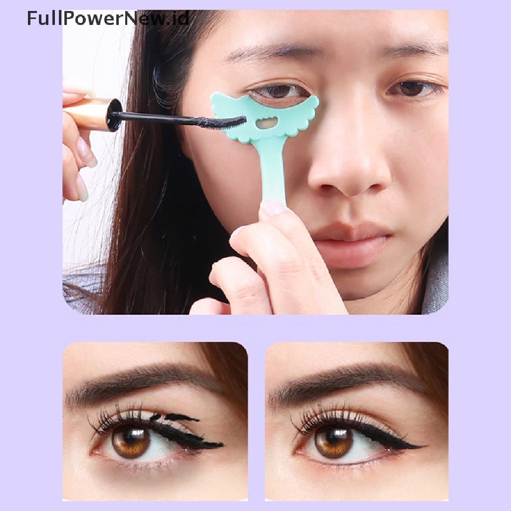 Power Drawing Aid Alat Bantu Eyeliner Eyeliner Stencils Wing Tips Eyeliner Locator ID