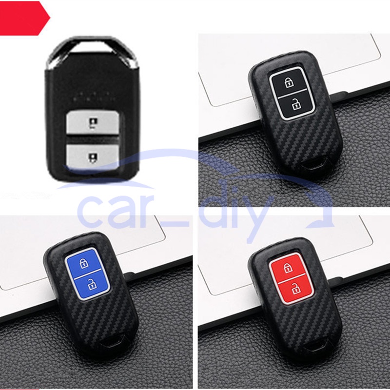 Kasus Kunci ABS Penutup Jarak Jauh Mobil Gantungan Untuk Honda Accord CRV Vezel Civic Avancier Odyssey Cangkang Pelindung Car Remote Key Case