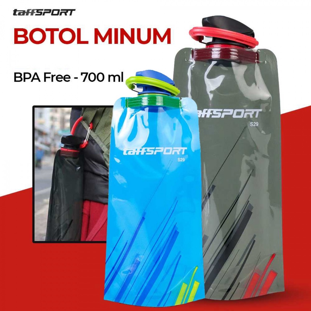 Botol Minum Olahraga Travel BPA Free 700ml With Clamp