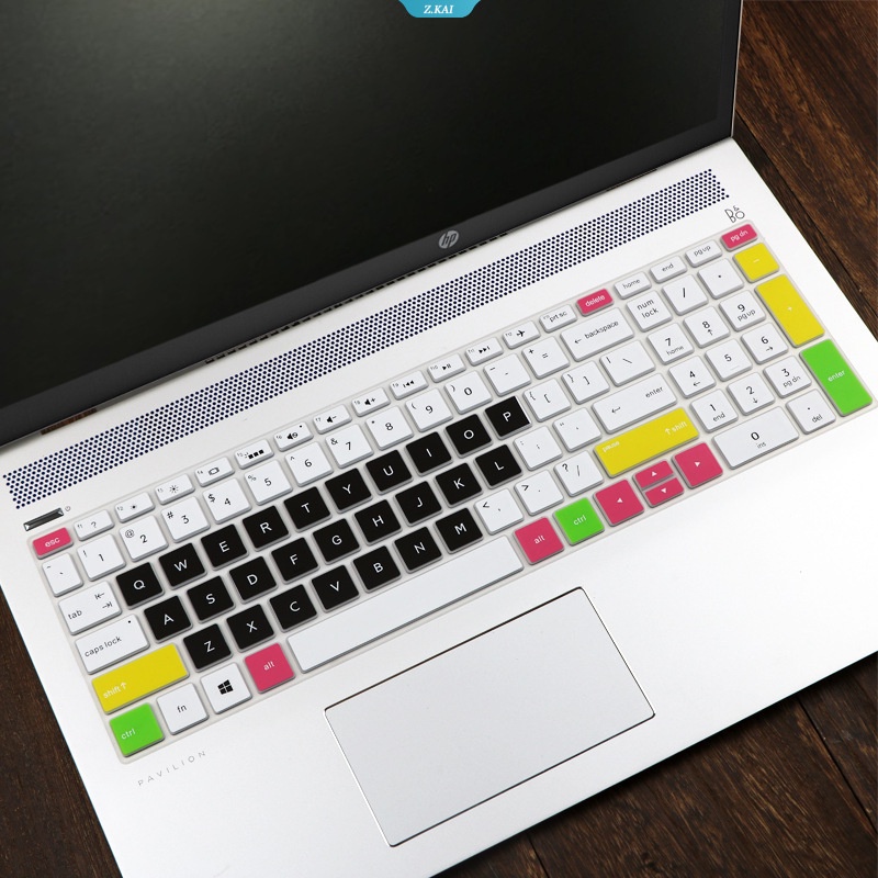 Silikon Keyboard Film Desktop PC Cover Untuk HP 15.6 Inch Ranger Pavilion15- Cc707tx Waterproof Full Coverage Film Pelindung [ZK]