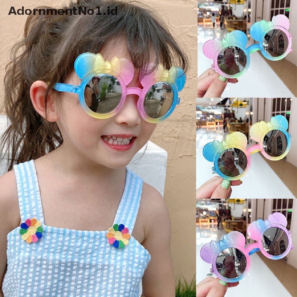 [AdornmentNo1] Kacamata Hitam Kartun Lucu Anak-Anak Luar Ruangan Kacamata Hitam Olahraga Shading Glasses [ID]