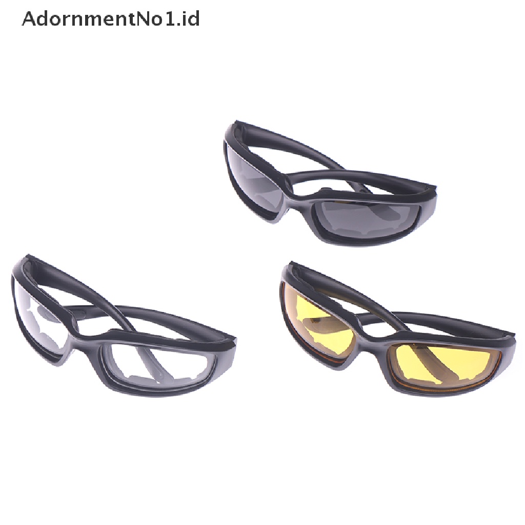 [AdornmentNo1] Kacamata Pelindung Motor Tahan Angin Tahan Debu Kaca Mata Bersepeda Goggles [ID]