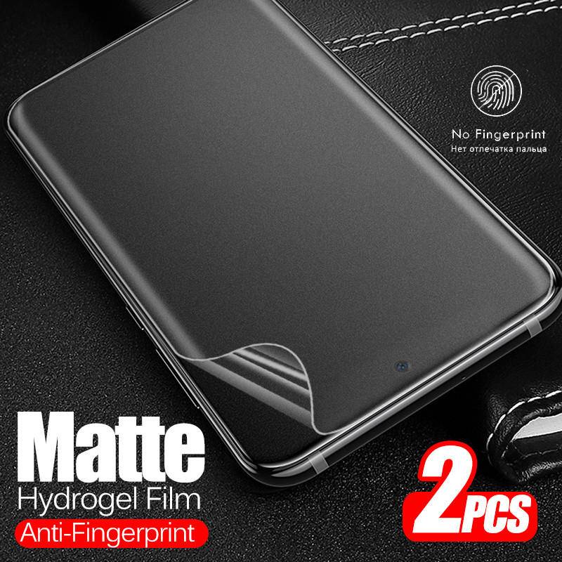 2pcs Full Lengkung Untuk Honor80 70 20 9X Pro Plus 80 GT SE X30 X7 X8 X8A X9 8x9a Matte Hydrogel Film Pelindung Layar Untuk Honor Magic3 4 Pro X9 20 10 Lite Bukan Kaca