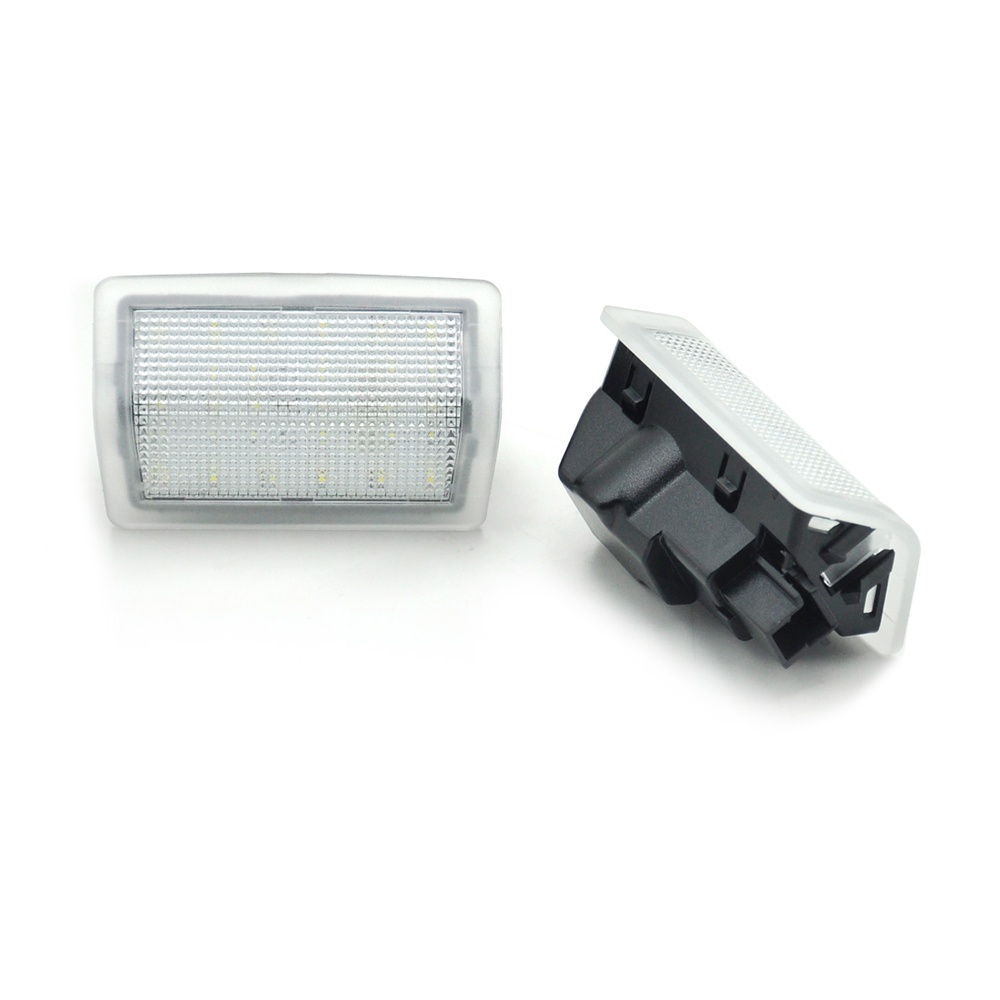 2pcs Putih LED Milik Footwell Under Door Light Untuk Benz C-CLASS W204 A-CLASS W176 B-CLASS W246 E-CLASS W212 GLE M-CLASS W166