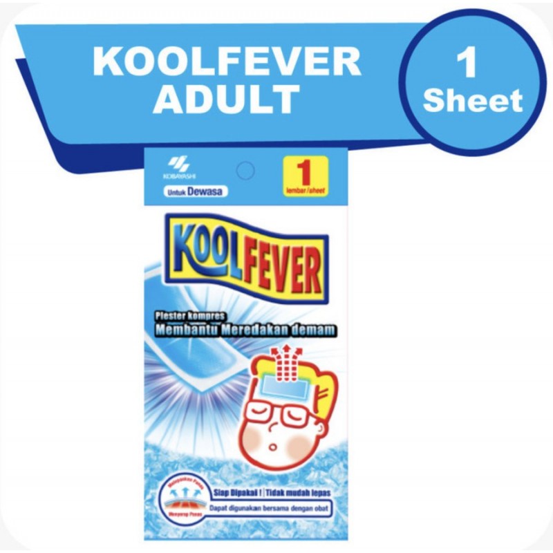 KoolFever Adult Plester Kompres Demam Untuk Dewasa - 1 pcs