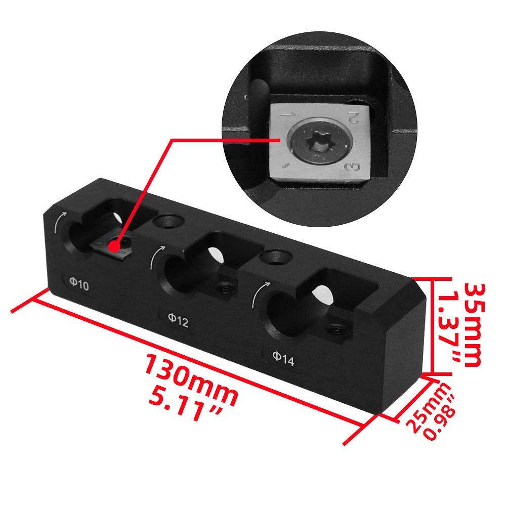 Lanfy Pembuat Dowel Pertukangan Metric Hole Locator Hole Puncher Doweling Jig Woodworking Dowel Pin