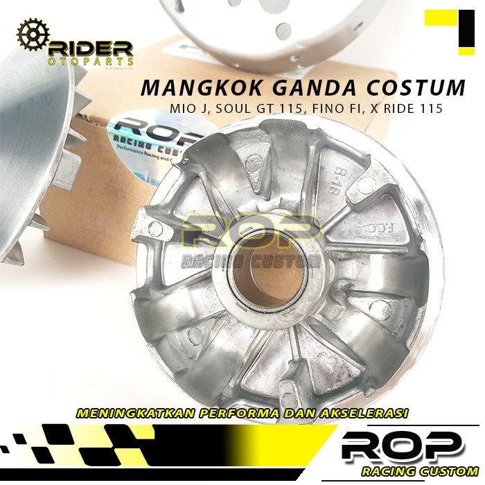 Upgrade Cvt Rumah Roller Racing Set Mangkok Ganda Mio J Xride Fino Fi Soul Gt