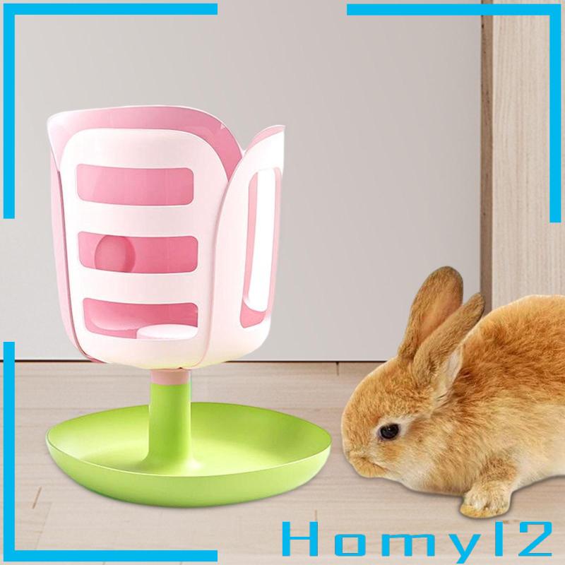 [HOMYL2] Rabbit Hay Feeder for Cage Grass Holder Minimaliskan Limbah Dan Tempat Rumput Berantakan