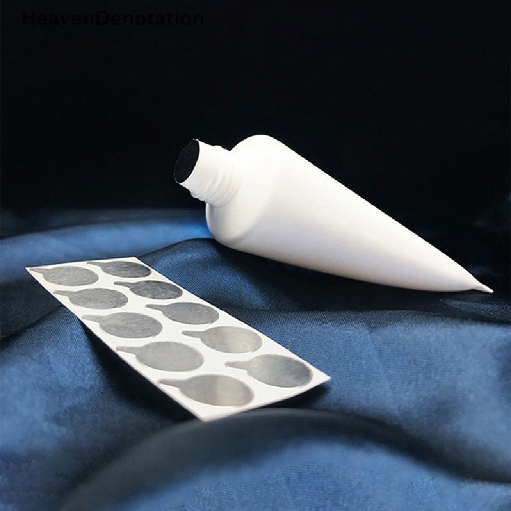 [HeavenDenotation] 2set Stiker Sealing Aluminium Foil Untuk Stiker Perekat Segel Mulut Tabung Lembut HDV
