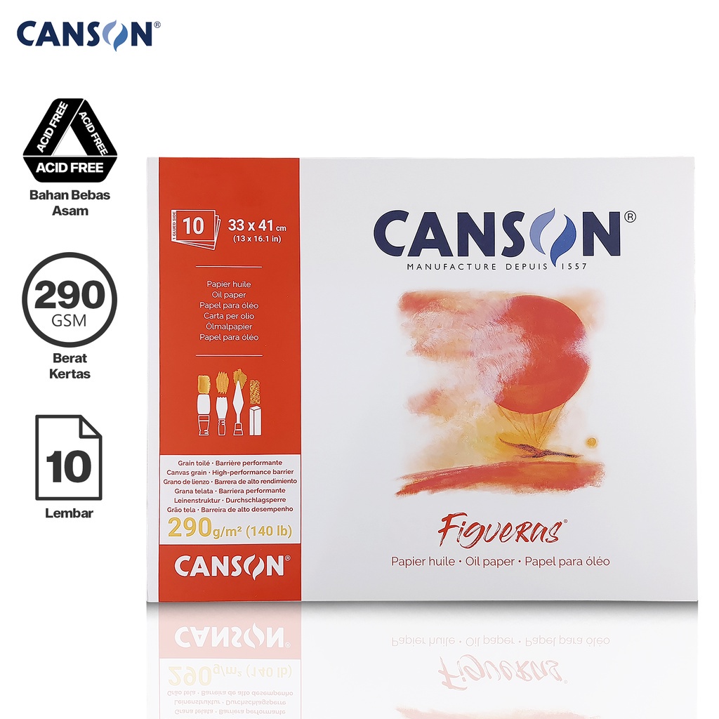 

Canson Figueras Kertas Sketsa Buku Gambar 10 Lembar 33x41cm 290gsm
