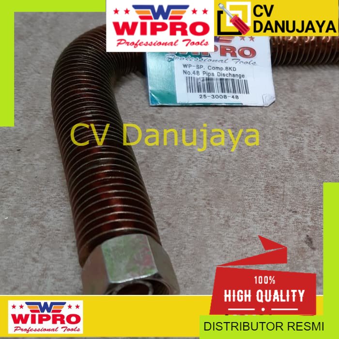 PIPA DISCHANGE - SAMBUNGAN SPIRAL KOMPRESOR WIPRO 25-3008-48 KODE W008
