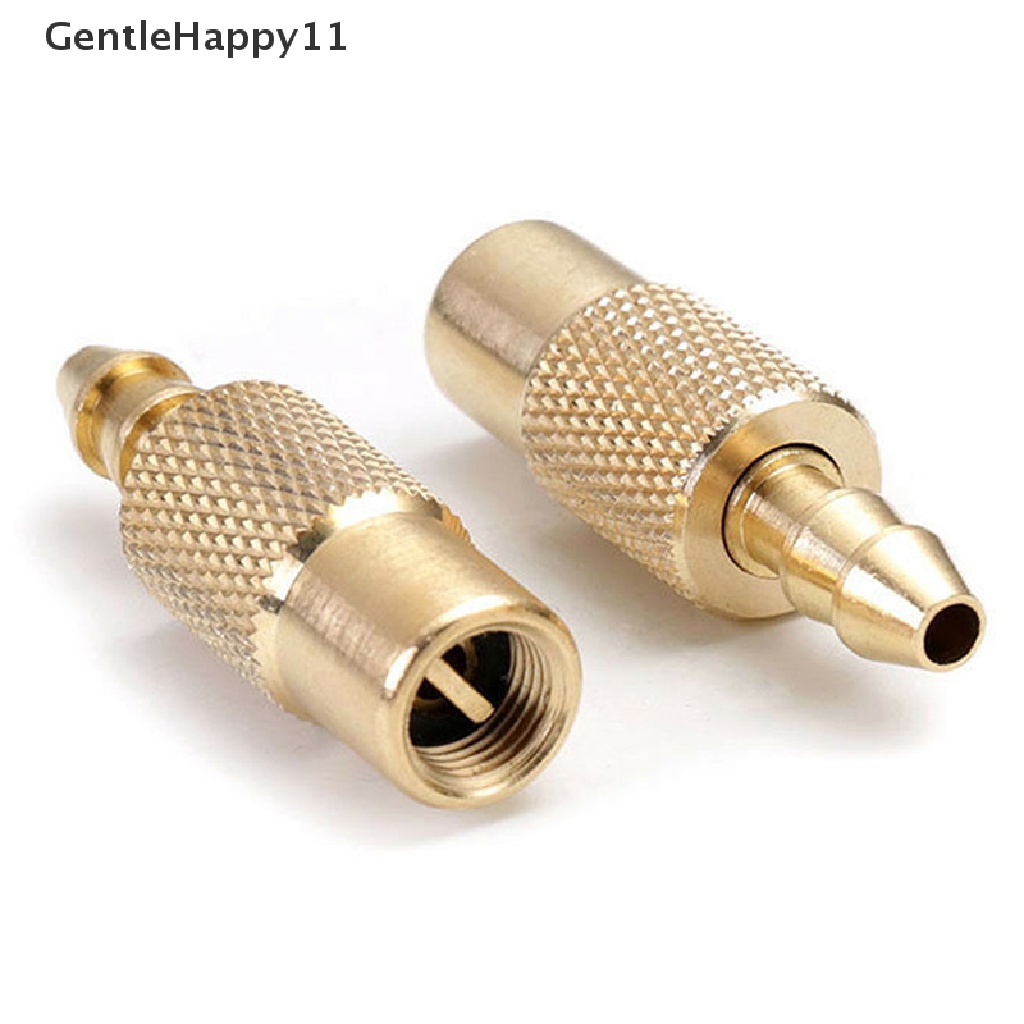 Gentlehappy Konektor Klep Inflator Ban Mobil 6mm Tyre Tire Air Pump Chuck Valve Klip Kuningan id