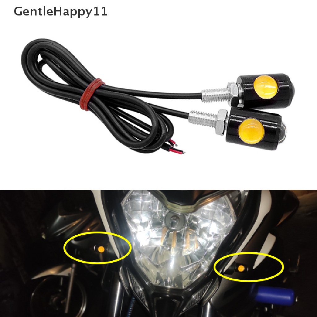 Gentlehappy 1Pcs Lampu Sinyal Motor LED Super Terang Nomor Mobil LED Lisensi Fog Lamp id