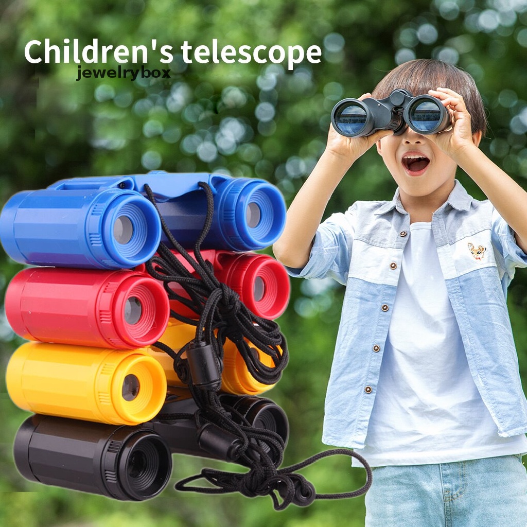 [jewelrybox] Teleskop Portable Kid Teropong Lipat Outdoor Alat Mengamati Butik Resolusi Tinggi