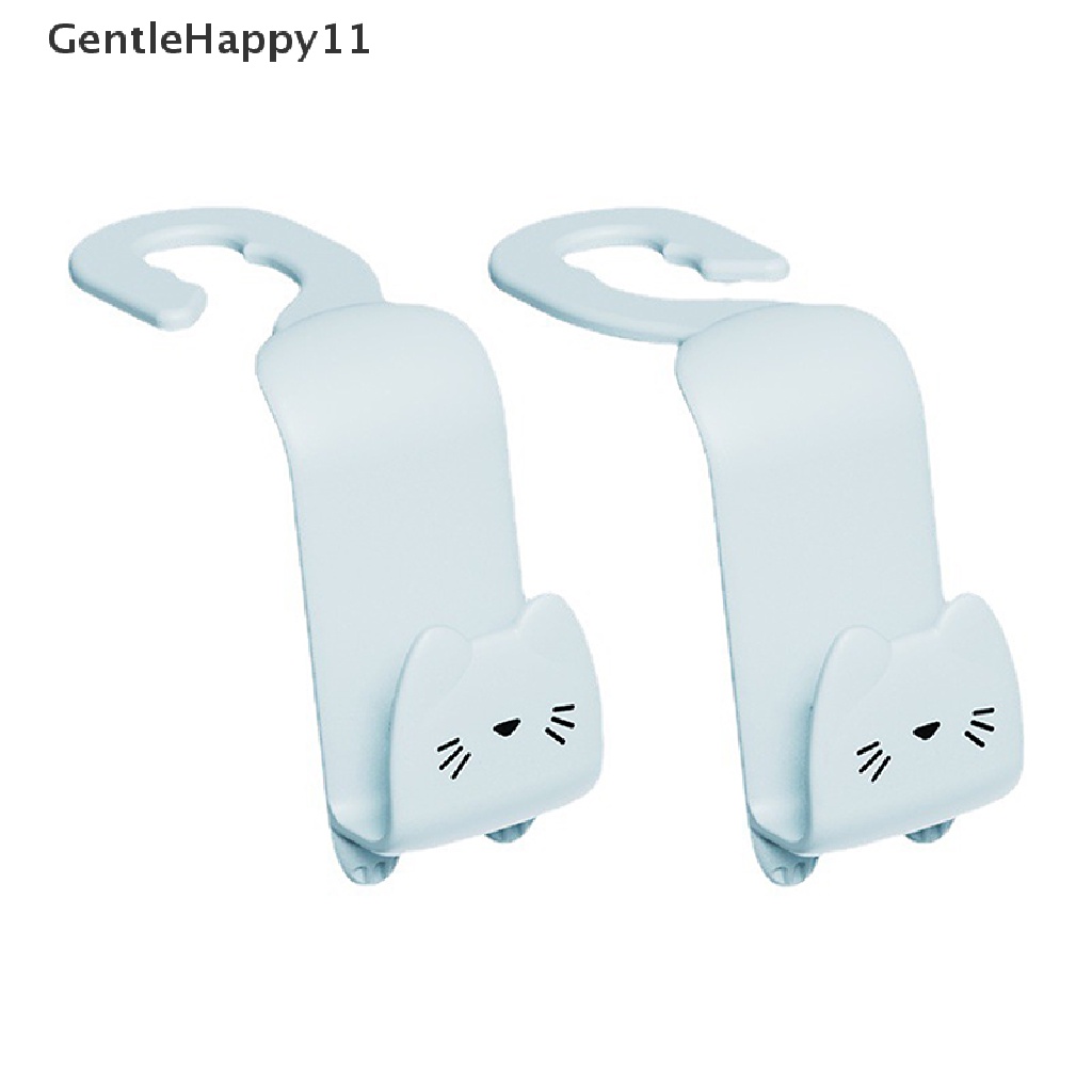 Gentlehappy 2pcs Kreatif Kartun Car Seat Hanger Hook Aksesoris Mobil Holder Hook id