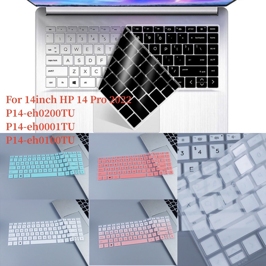 Untuk 14inch HP 14 Pro 2022 P14-eh0200TU P14-eh0001TU HP Pavilion Plus14-eh0032TX Notebook Silikon Penutup Keyboard Laptop Pelindung Kulit Tahan Air Debu